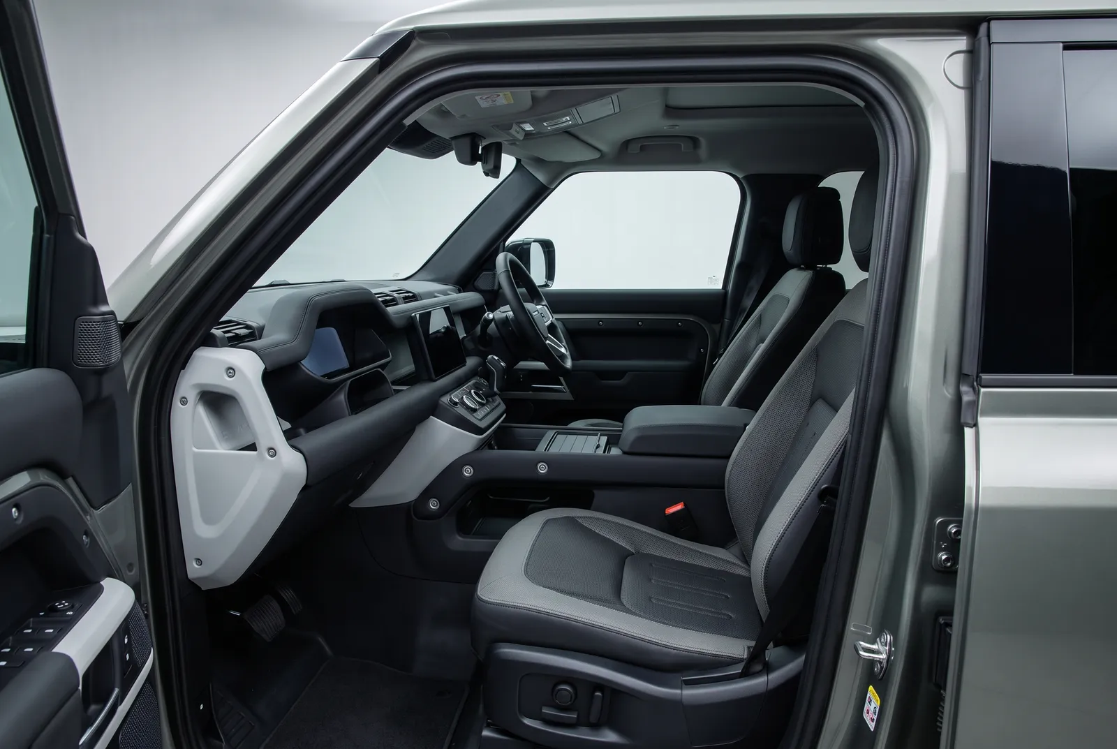 Interieur van een Land Rover